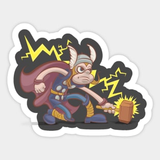 Hammer time Sticker